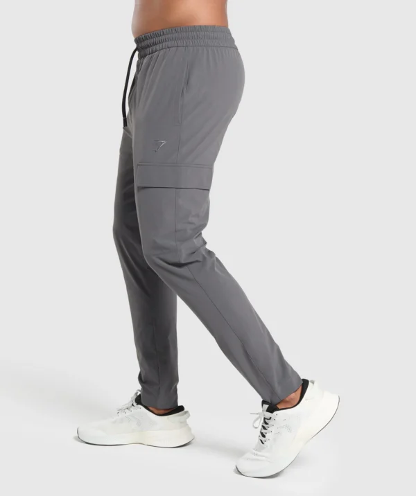 Stretch Woven Cargo Pants